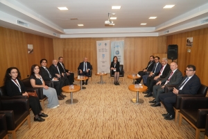 Co-Mayor Bucak meets with the Mayors of Palestine and Jordan