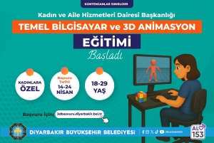 DBB&#039;yî ra cinîyan rê perwerdeyê komputerê bingeyî û anîmasyonê 3D