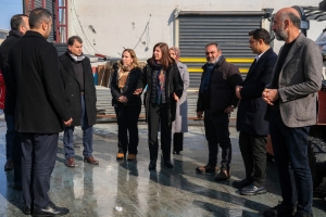 Eşbaşkanlardan OSB&rsquo;ye dayanışma ziyareti