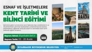 Perwerdeya “hişmendî û dîroka bajêr” didin esnafan