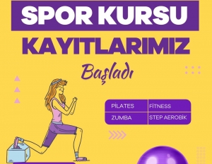 Kadınlara yönelik spor kursları için kayıtlar başladı