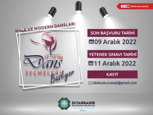 12-15 yaş dans seçmeleri başlıyor