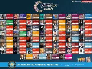 Diyarbakırlılar “Ramazan Baharı”ında maneviyata doyacak