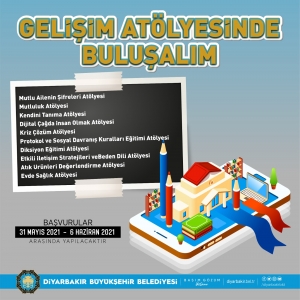 “Gelişim Atölyesinde Buluşalım”da kayıtlar başladı