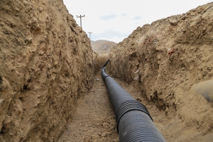 Ergani’nin yeni yerleşim yerlerinde sağlıklı altyapı ağı oluşturuluyor