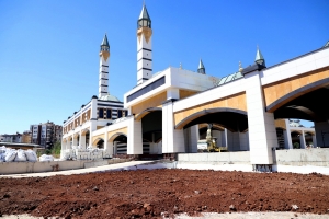 Camîya Merkez de xebata peyzajî dest pê kerd