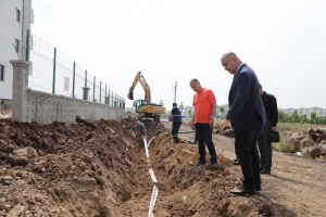 Talaytepe de xebata awa şimitişî û binawanî virazîyeno