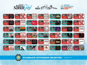 Şubat ayı kültür-sanat etkinlik takvimi belli oldu