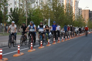 Diyarbakır&#039;da pedallar farkındalık için çevrildi