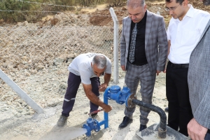 DİSKİ’den Kocaköy Boyunlu mahallesine 24 saat kesintisiz içme suyu