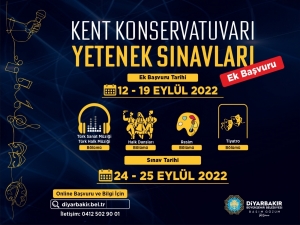 Şaredarî seba kursê konservatuarî muracato îlawe akerd
