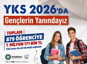 Li ser nav&ecirc; 879 xaney&ecirc;n xwendekaran piştgiriya xerca serl&ecirc;dana YKS&rsquo;y&ecirc;