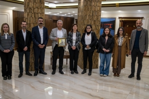 Eşbaşkanlar, EMEP Genel Başkanı Aslan’ı ağırladı