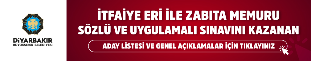İtfaiye Eri ve Zabıta Memuru Sınav Sonuçları