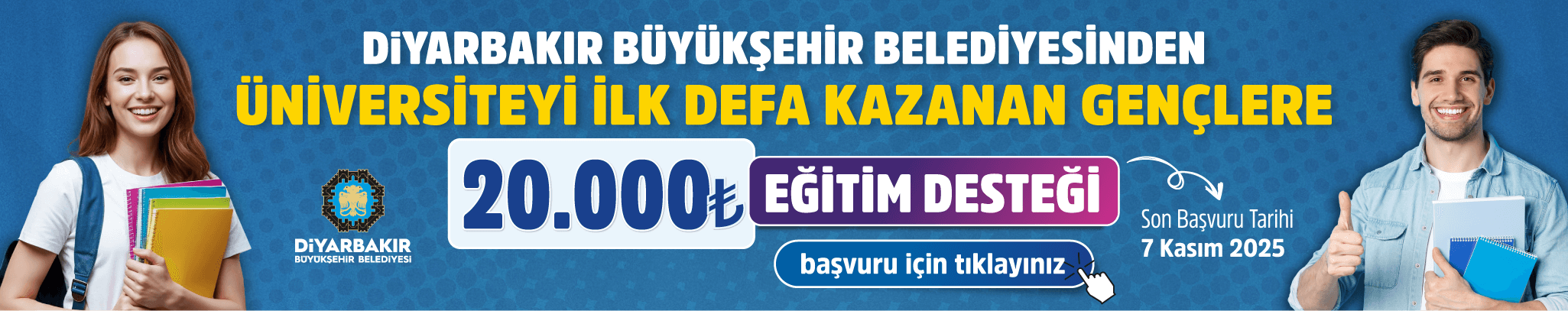 DBB'den üniversiteye ilk kez yerleşen öğrencilere eğitim desteği