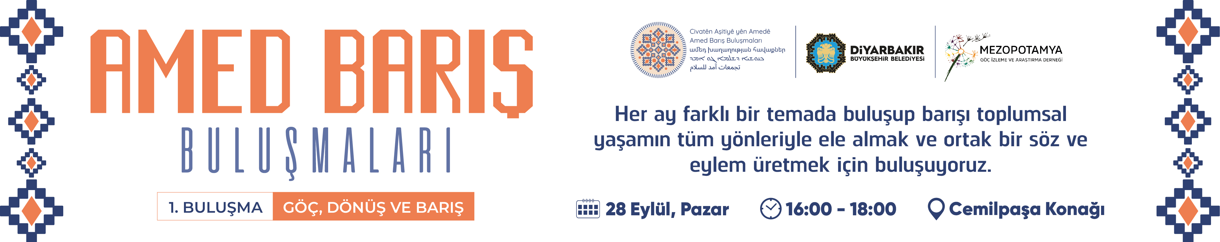 ‘Amed Barış Buluşmaları’ başlıyor