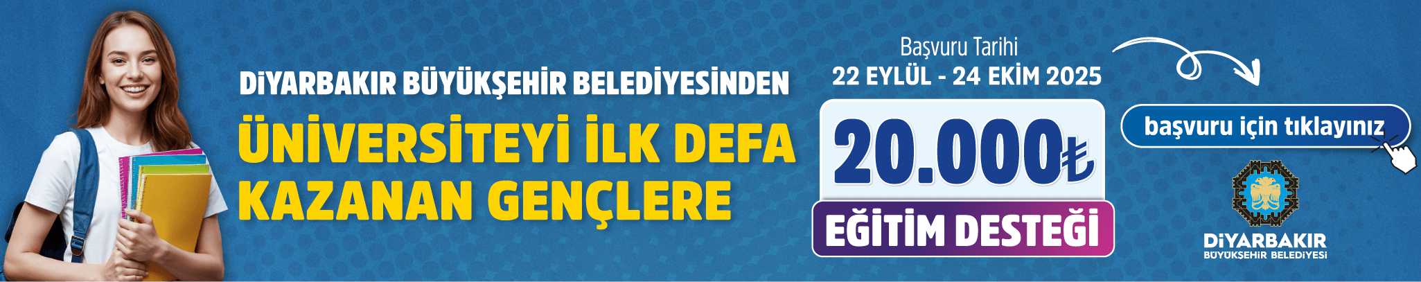 DBB'den üniversiteye ilk kez yerleşen öğrencilere eğitim desteği