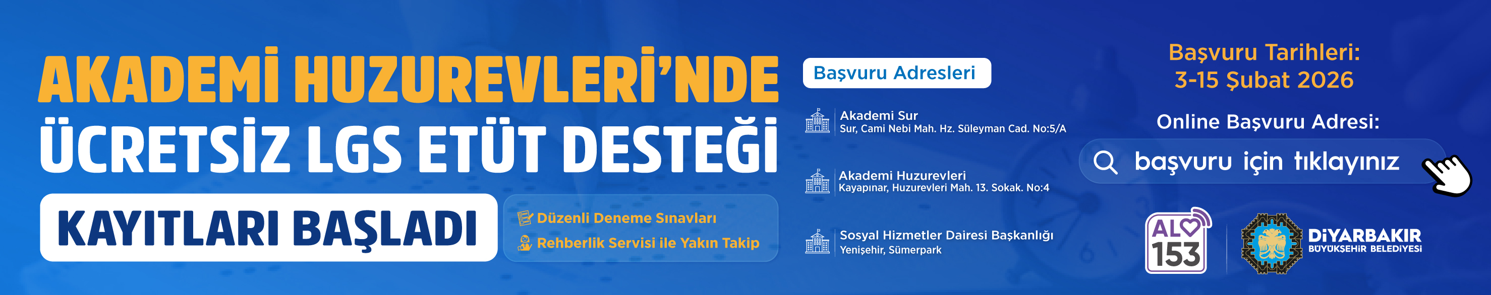 Ücretsiz LGS Etüt Desteği